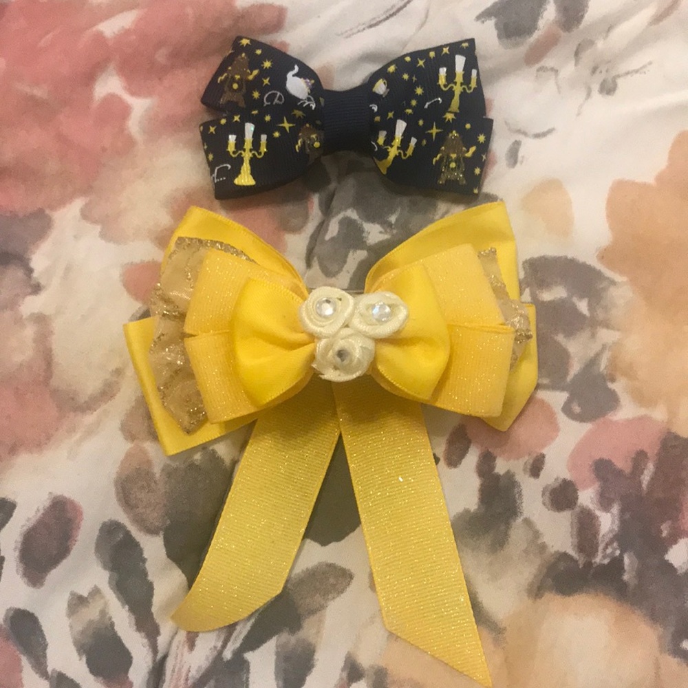 Beauty And The Beast Bow Belle Disney Lot